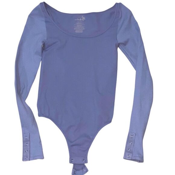 Free People Tops - Bodysuit – Size Medium Free People Intimately Long Sleeve Bodysuit